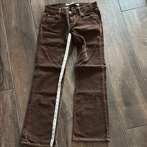 Gap low rise boot cut Women's Brown corduroy pants 2 regular